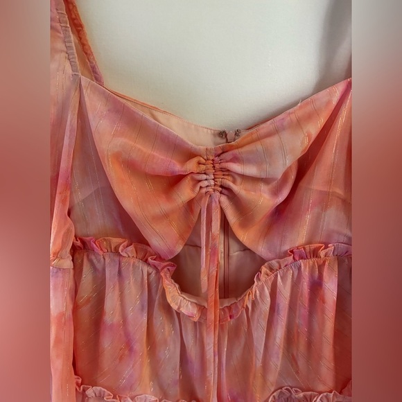 MAJORELLE | Ailish mini dress in tye dye multi | size large - Picture 5 of 11